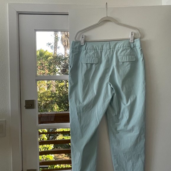 Pendleton Light Blue, Straight Leg Pants with Back Flap Pockets, Size 14 - Picture 2 of 10